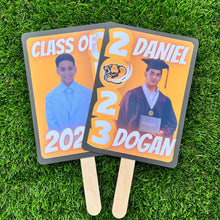 Load image into Gallery viewer, Graduation Hand Fans - Custom Design