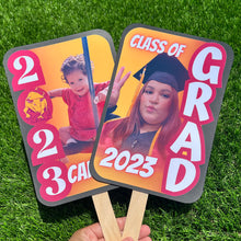 Load image into Gallery viewer, Graduation Hand Fans - Custom Design